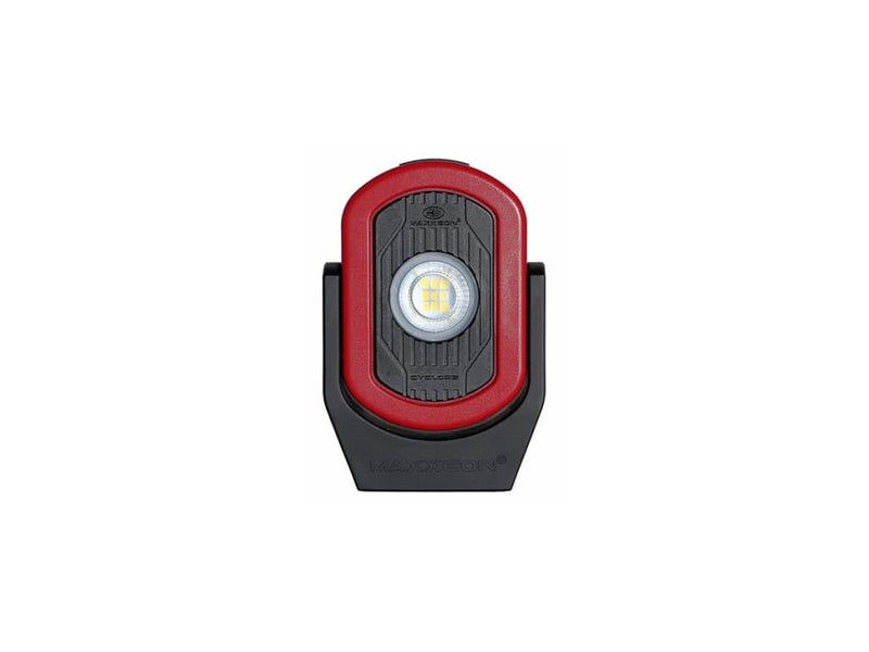 MAXXEON MXN00810 Cyclops WorkStar Rechargeable Work Light, 720 Lumens, Red - Image 1